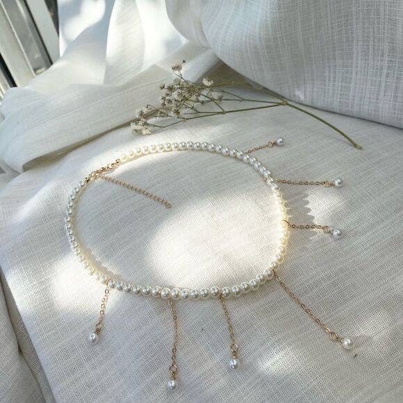 Faux pearl necklace ✨🤍✨ - Picture 5 of 6